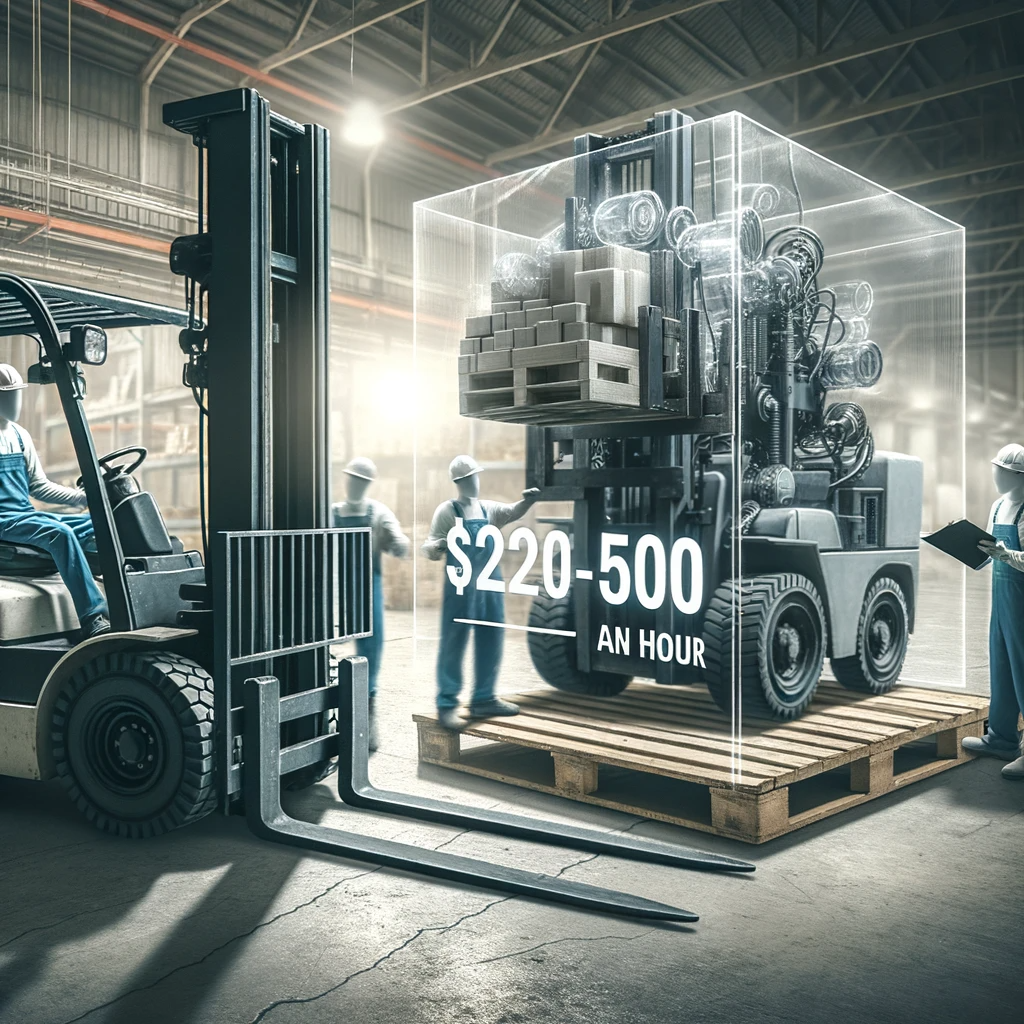How much does it cost to move industrial equipment/machinery?