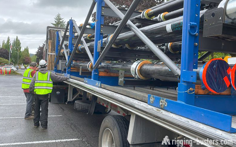 EV battery plant equipment rigging Windsor