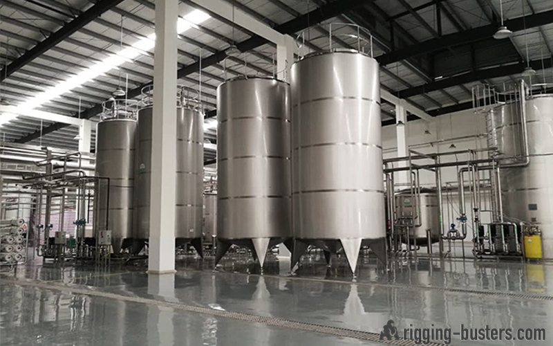 Food and beverage processing equipment moving in Brampton, Ontario